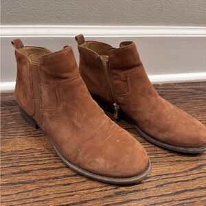 Franco Sarto Suede Bootie Size 8